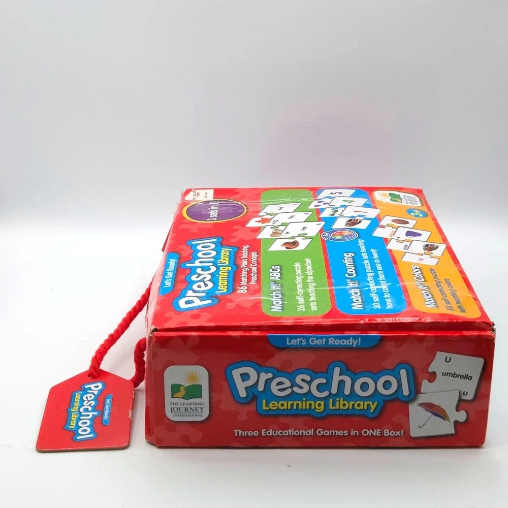 Preschool Learning Library 3 Sets In 1 ABCs Counting Colors Set Age 3+‎